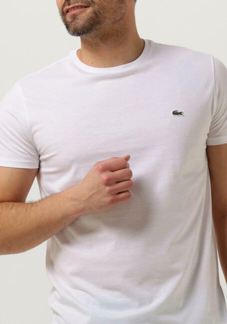 Weiße LACOSTE T-shirt 1HT1 MENS TEE-SHIRT 12 - large