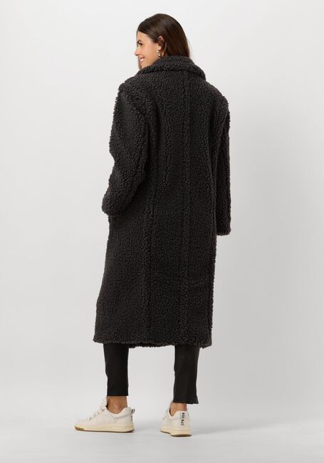 Schwarze UGG Teddy-Jacke GERTRUDE LONG TEDDY COAT - large
