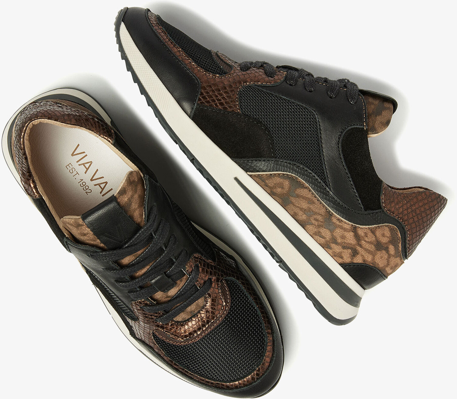 Schwarze VIA VAI Sneaker Low NORA SOOTH - large