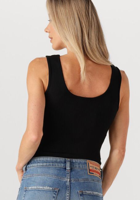 Schwarze ALIX THE LABEL Top LADIES KNITTED TANKTOP - large
