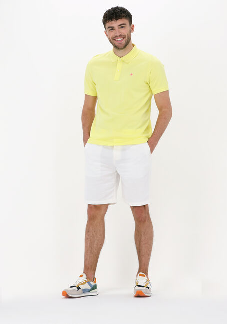 Gelbe SCOTCH & SODA Polo-Shirt CLASSIC PIQUE POLO IN ORGANIC COTTON - large