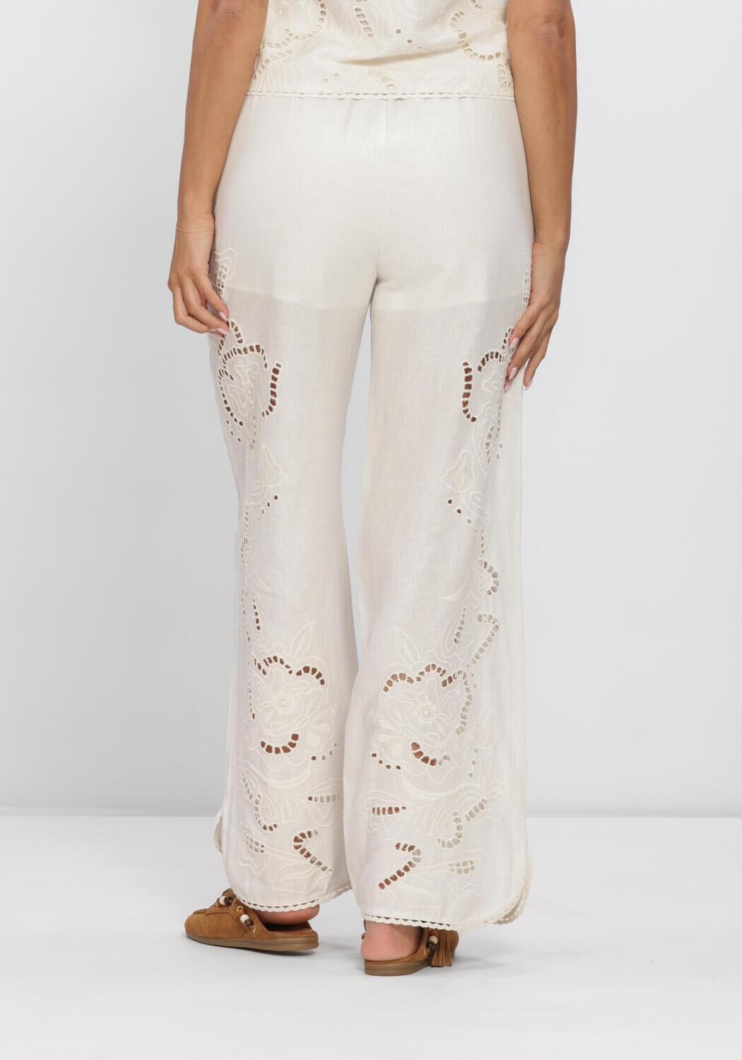Mehrfarbige/Bunte SECOND FEMALE Hosen VILEA TROUSERS - large