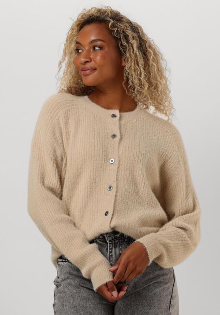 Beige RUBY TUESDAY Strickjacke VANCE FLUFFY CARDIGAN - large