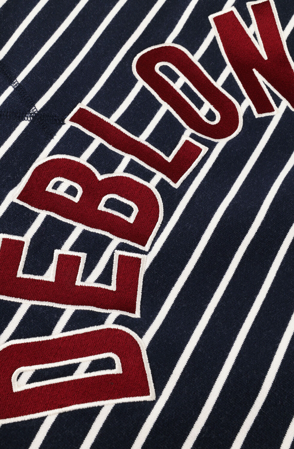 Dunkelblau DEBLON SPORTS Sweatshirt DANA STRIPED SWEATER - large