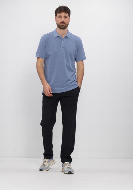 Blaue PROFUOMO Polo-Shirt POLO SS BASIS PIQUE - large