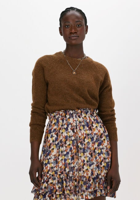 Braune SELECTED WOMEN Pullover LULU LS KNIT O-NECK B - large