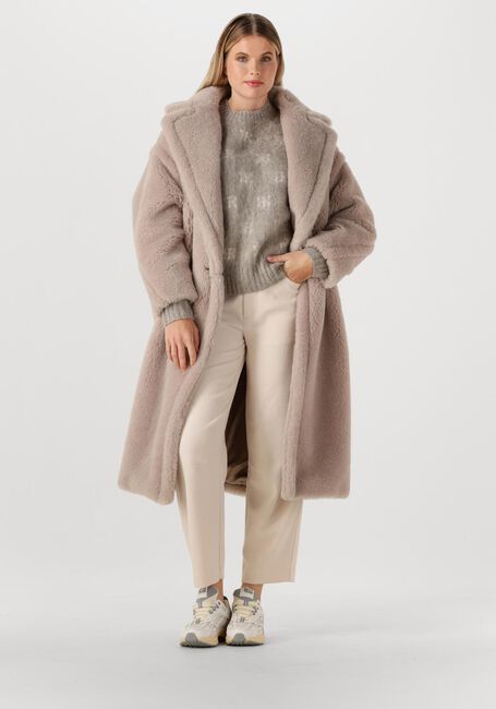 Taupe STUDIO AR Pullover ALYSSA BRUSHED KNIT - large