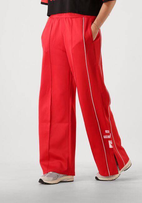 Rote ALIX THE LABEL Jogginghose LADIES KNITTED TRAINING PANTS - large