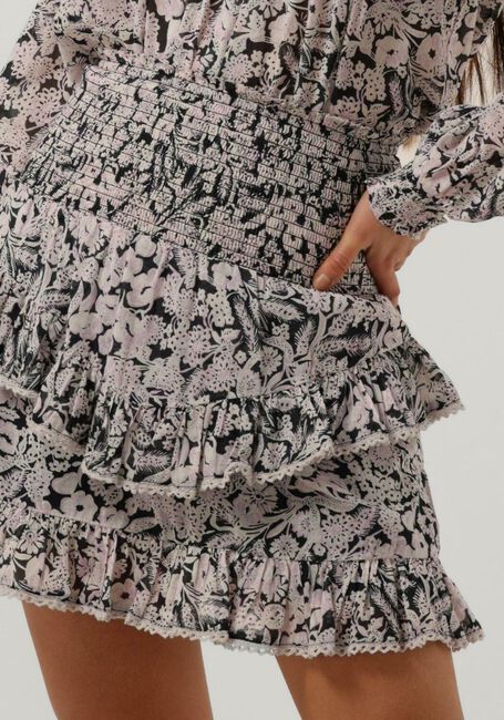 Schwarze NEO NOIR Minirock LINE SWEET FLORAL SKIRT - large
