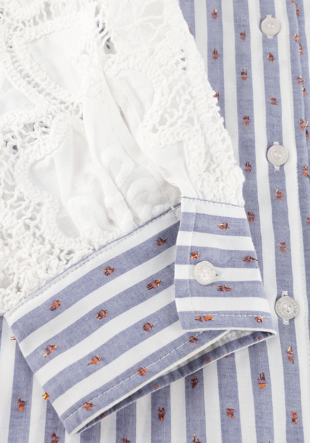 Blaue BEAUMONT Blusen AMAL BLOUSE - large