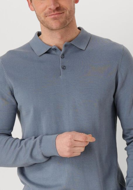 Blaue SAINT STEVE Polo-Shirt BEREND - large