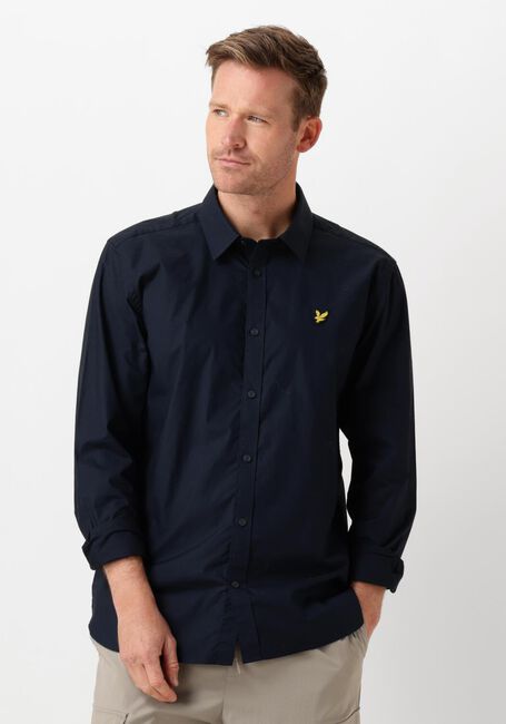 Dunkelblau LYLE & SCOTT Casual-Oberhemd LONG SLEEVE POPLIN - large