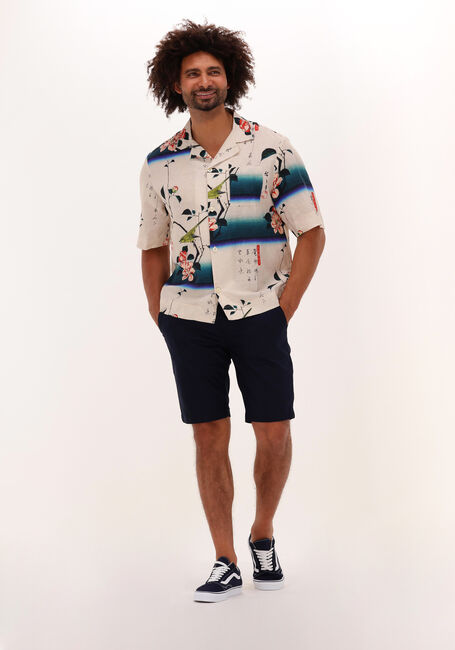 Dunkelblau CAST IRON Kurze Hose CHINO SHORTS RISER STRETCH - large