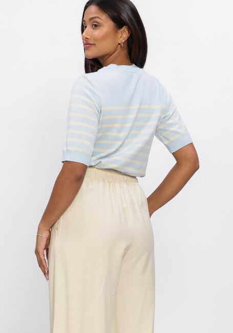 Blaue Y.A.S. Pullover YASLENA SS KNIT PULLOVER - large