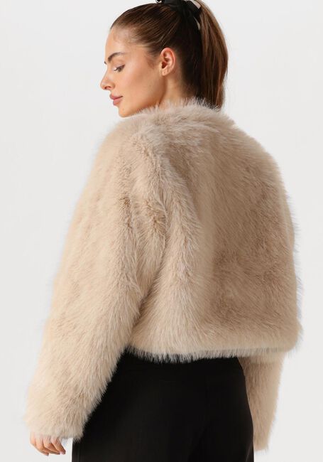 Beige OMODA ATELIER Fake-Fur-Jack X IRIS - IMRE - large