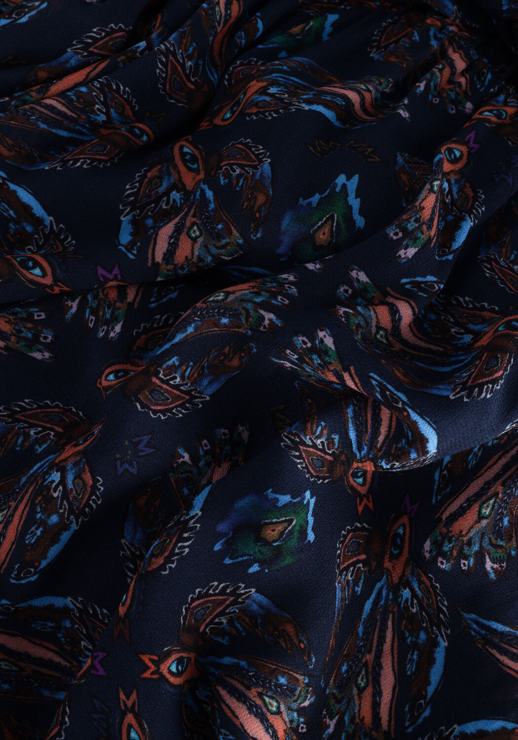 Blaue POM AMSTERDAM Minikleid DRESS 7093 - large