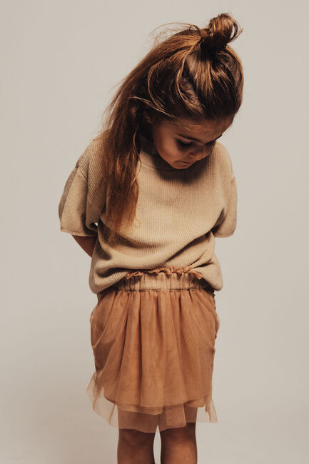 Orangene BAJE STUDIO Minirock ESMARALDA - large