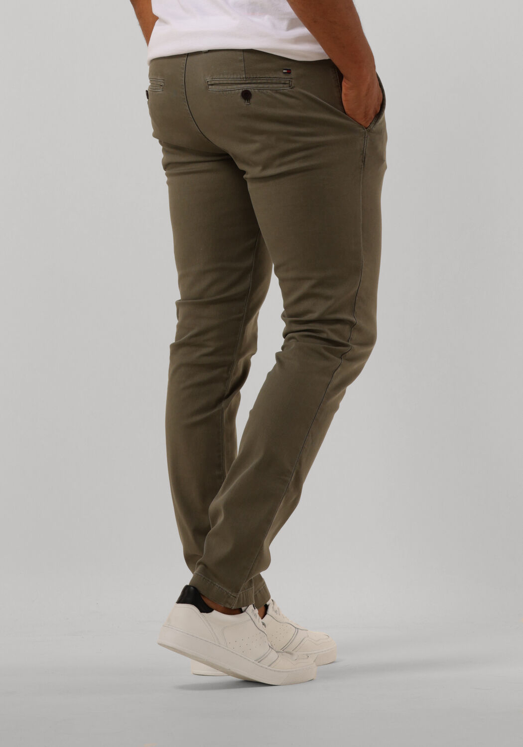 Gr&uuml;ne TOMMY HILFIGER Chino BLEECKER CHINO STRUCTURE - large