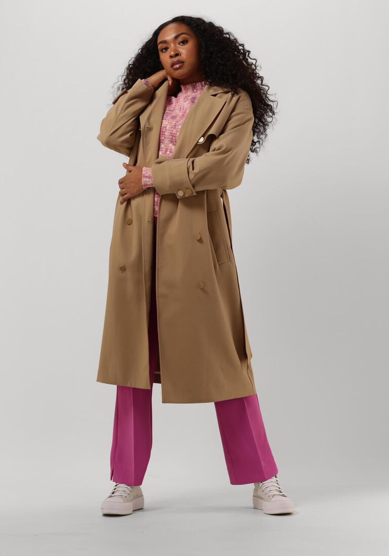 braune second female silvia classic trenchcoat