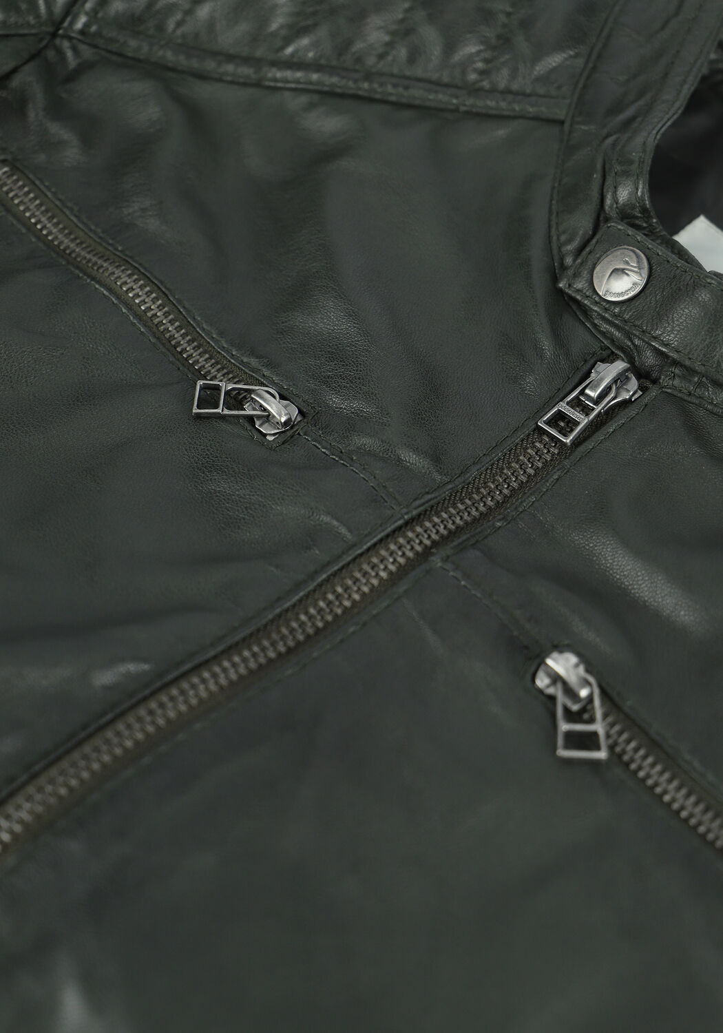 Gr&uuml;ne GOOSECRAFT Lederjack JACKET 965 - large