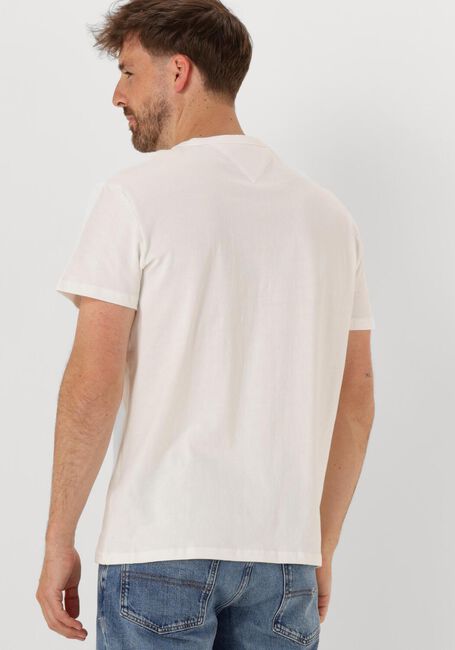 Weiße TOMMY JEANS T-shirt TJM REG BADGE TEE EXT - large