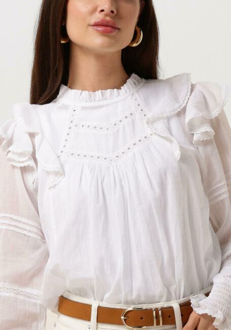Weiße NEO NOIR Blusen SIMKIE S VOILE BLOUSE - large