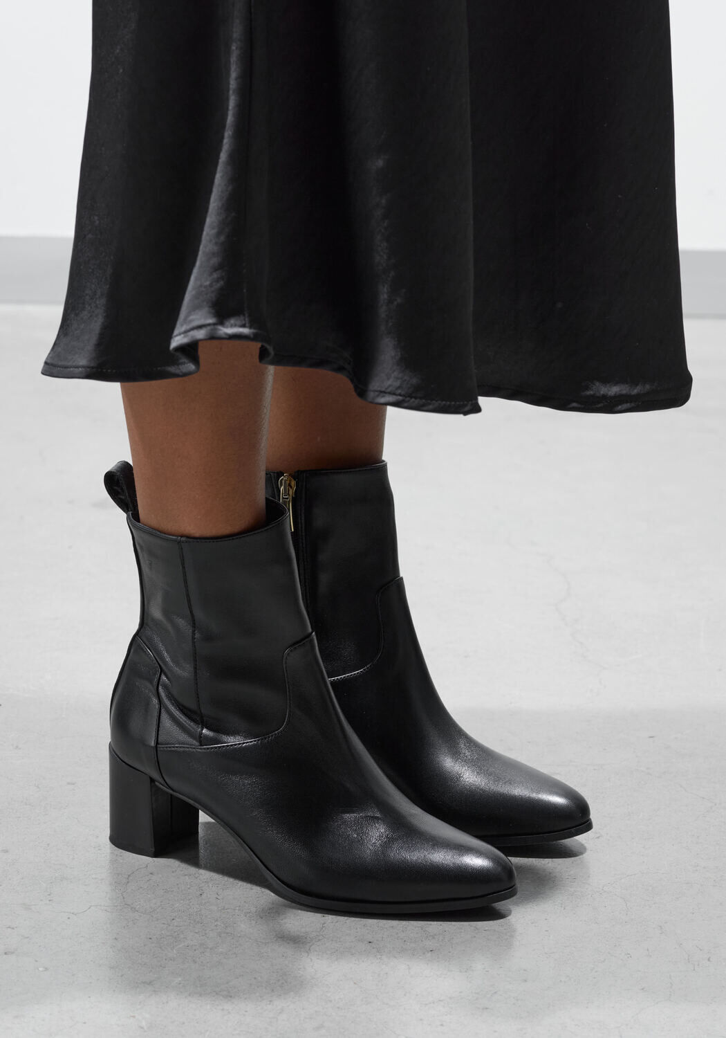 Schwarze LINA LOCCHI Stiefeletten 8543 - medium