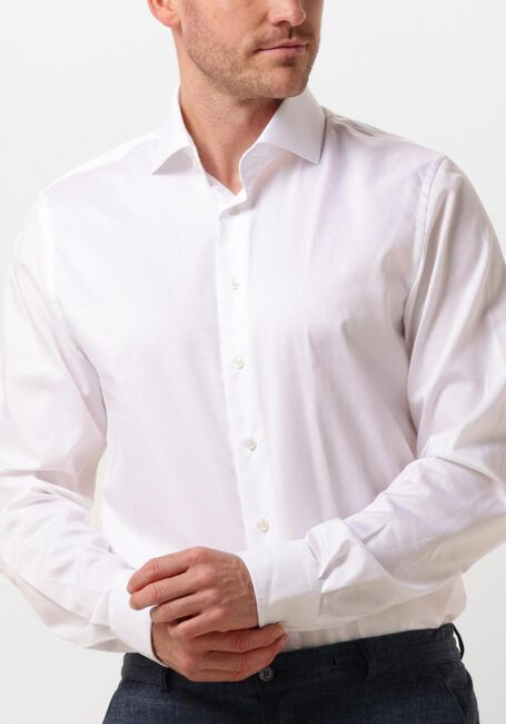 Weiße PROFUOMO Klassisches Oberhemd FINE TWILL - SLIM FIT - NON IRON EXTRA LONG SLEEVE - large