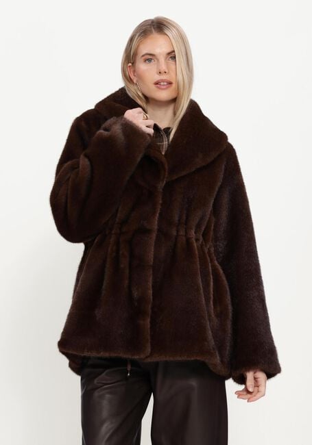 Braune IBANA Fake-Fur-Jack CYREN - large