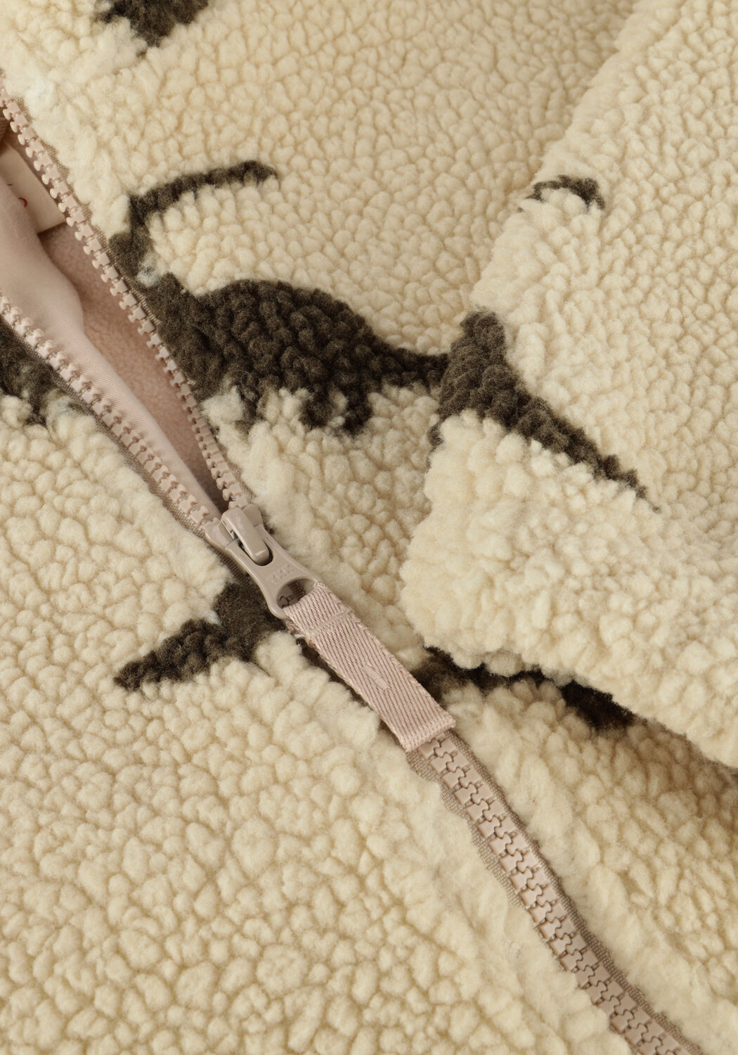 Beige KONGES SLOJD Teddy-Jacke JODY TEDDY JACKET - large