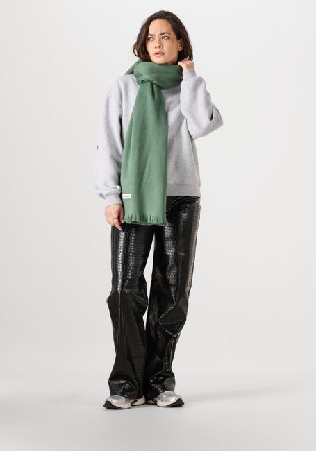 Grüne ALPACA LOCA Schal 606 SCARF - large