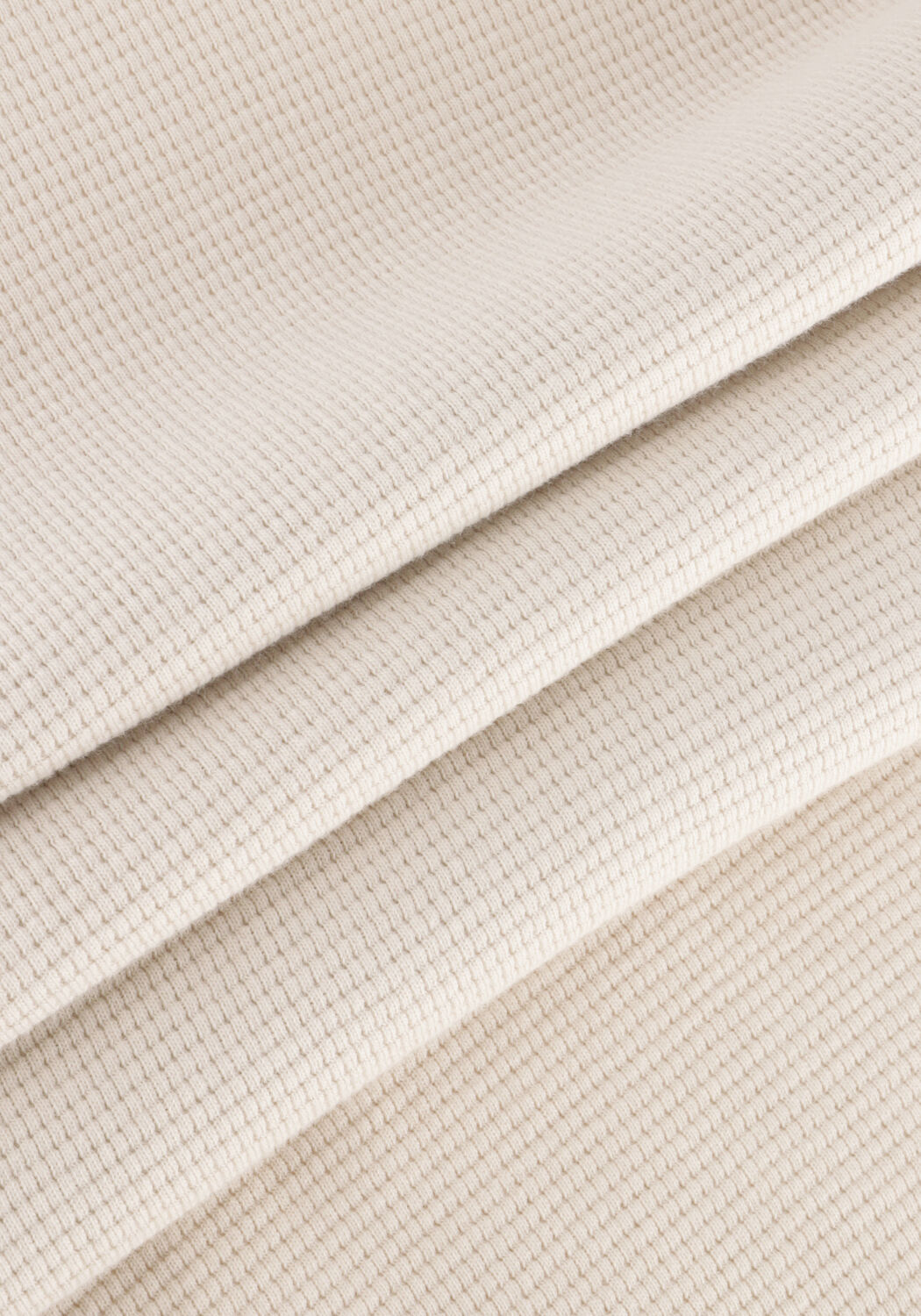 Sand CALVIN KLEIN Pullover WAFFLE LS TEE | Omoda 