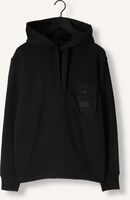 Schwarze CALVIN KLEIN Sweatshirt MIX MEDIA POCKET HOODY Schwarze CALVIN KLEIN Sweatshirt MIX MEDIA POCKET HOODY - medium