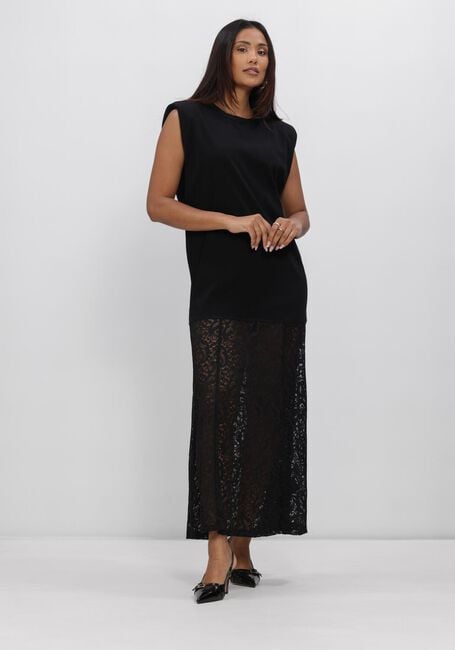 Schwarze HAUTE L'AMITI&Eacute; Kleider SUMMER LACE TEE DRESS - large