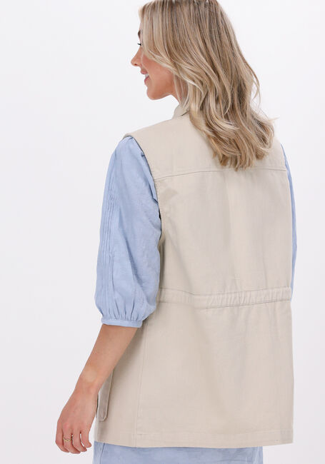 Beige MSCH COPENHAGEN Gilet JOLINA WAISTCOAT - large
