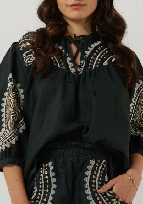 Schwarze GREEK ARCHAIC KORI Blusen 240141 - large