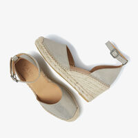 Graue VIA VAI Sandaletten mit Absatz FLORA BRAID - medium