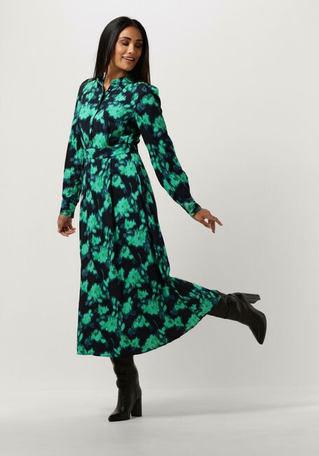 Schwarze Y.A.S. Midikleid YASFLAIR LS LONG SHIRT DRESS S. - large