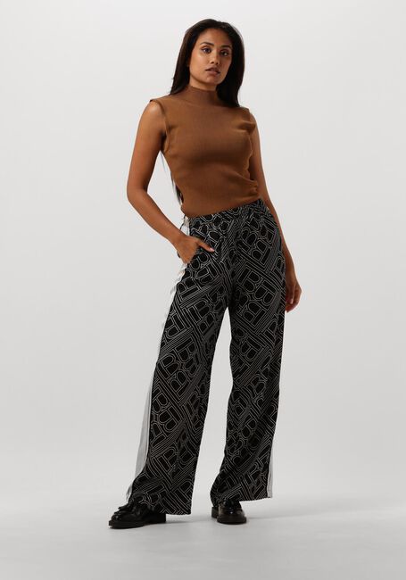 Schwarze BRUUNS BAZAAR Weite Hose FLORET RINA PANTS - large
