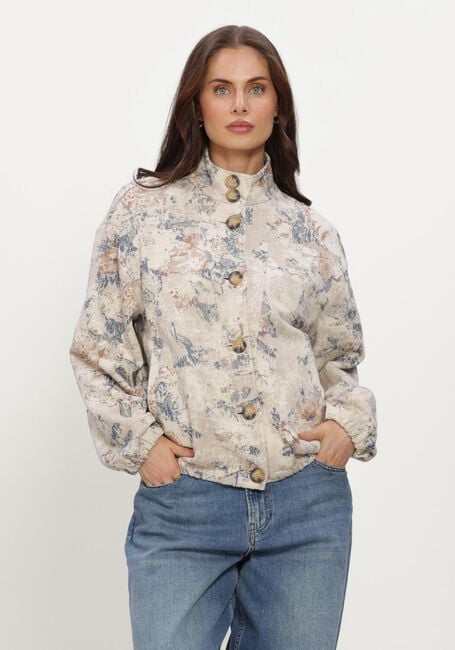 Nicht-gerade weiss STUDIO ANNELOES Blusen Nouri jacquard jacket - large