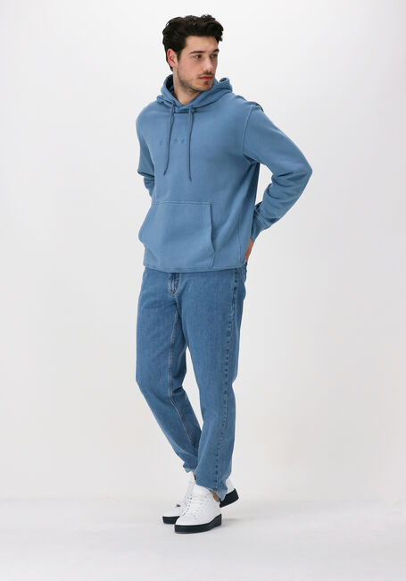 Blaue EDWIN Sweatshirt KATAKANA NATURAL HOODIE SWEAT - large