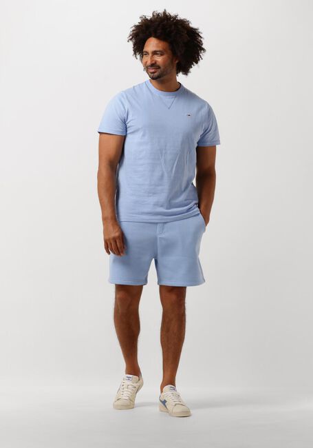 Hellblau TOMMY JEANS T-shirt TJM SLIM RIB DETAIL TEE - large