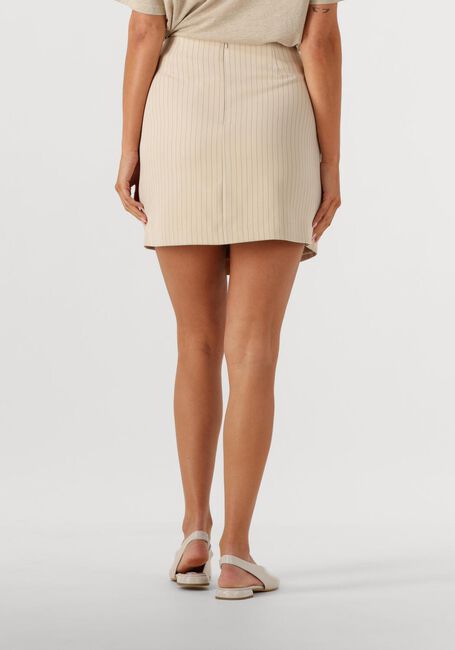 Beige NEO NOIR Minirock PETRANI PINSTRIPED SKIRT - large