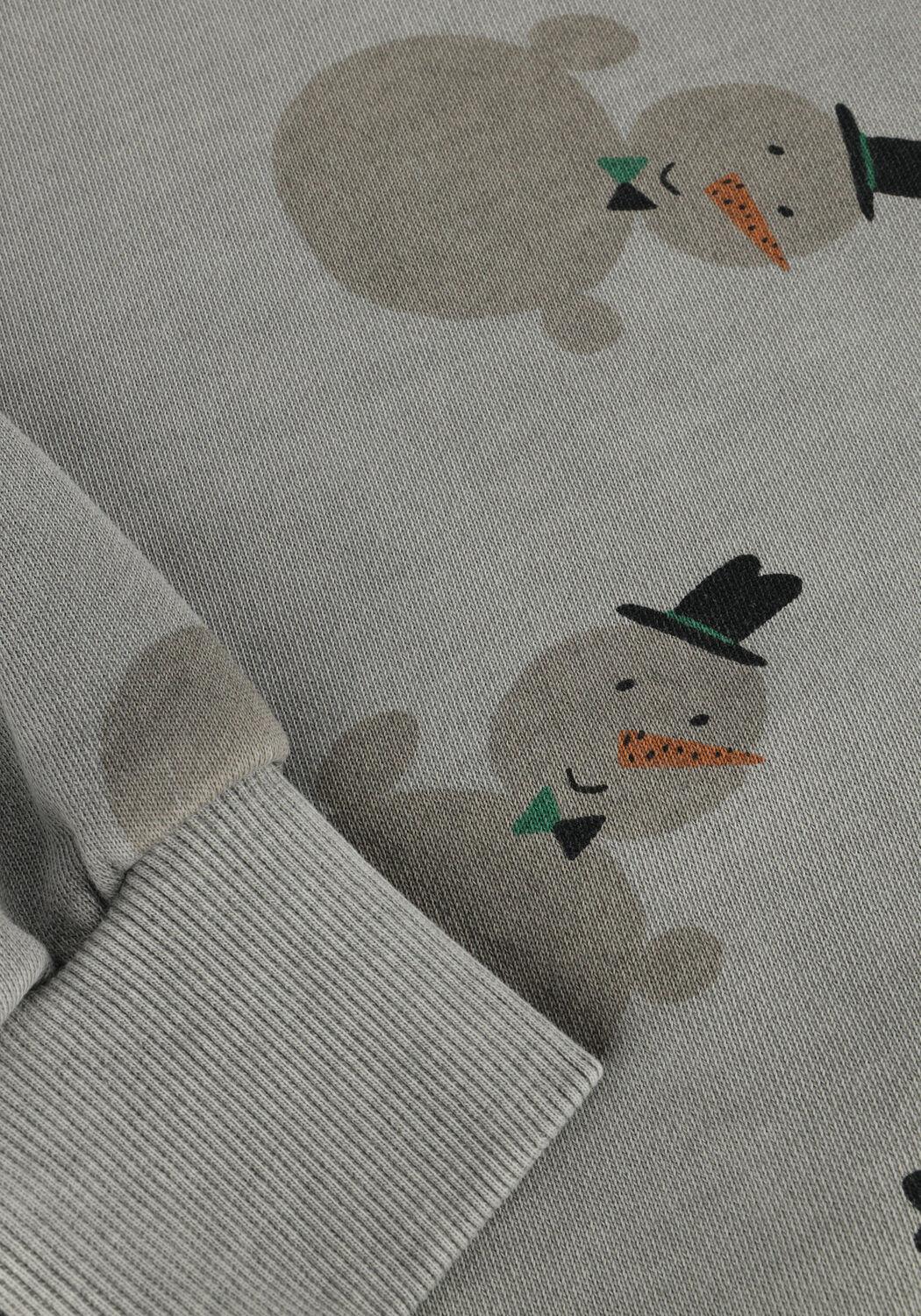 Dunkelgrau Jelly Mallow Sweatshirt SNOWMAN PIGMENT SWEATSHIRT - large