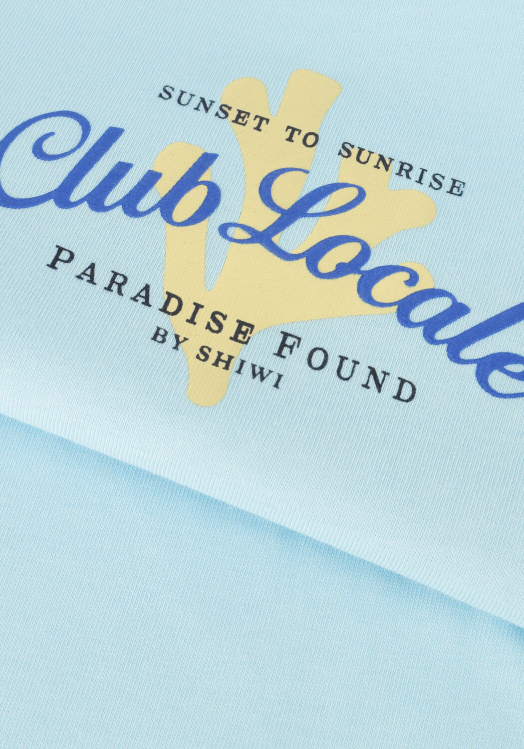 Blaue SHIWI T-shirt MEN LIAM REGULAR T-SHIRT PARADISE - large