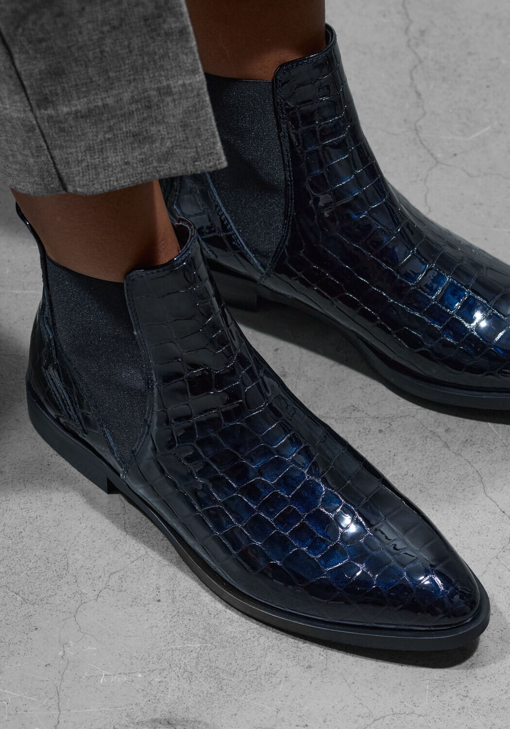 Blaue STEFANO LAURAN Stiefeletten S3298 - large