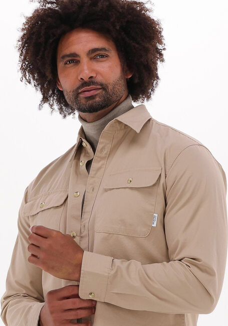 Beige SELECTED HOMME Overshirt SLHRELAXJONI OVERSHIRT LS W - large