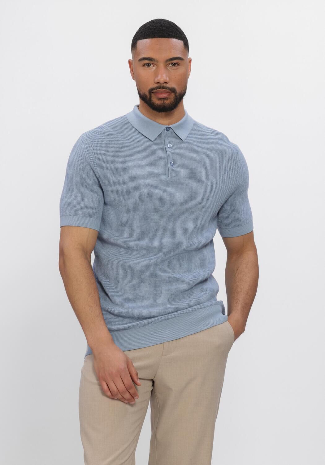 Blaue SAINT STEVE T-shirt SIETSE - large