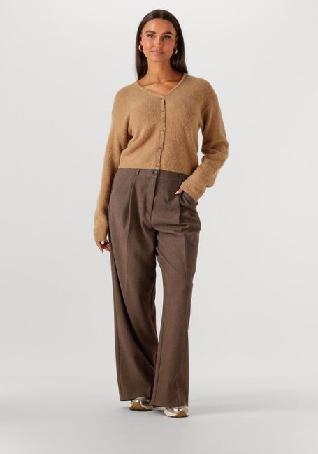 Camelfarbene MSCH COPENHAGEN Strickjacke MSCHMILANIA HOPE CARDIGAN - large