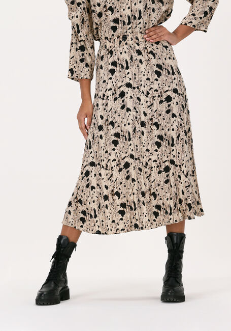 Beige OBJECT Midirock DONNA HW LONG SKIRT - large